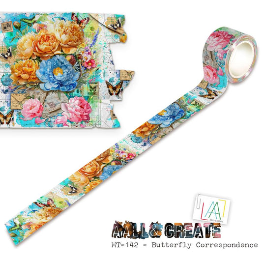 AALL & Create - Layer-It-Up Washi Tape - Butterfly Correspondence