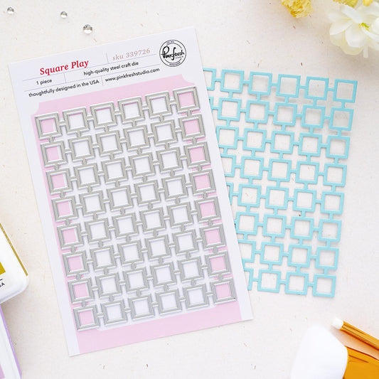 Pinkfresh - Square Play Coverplate Die