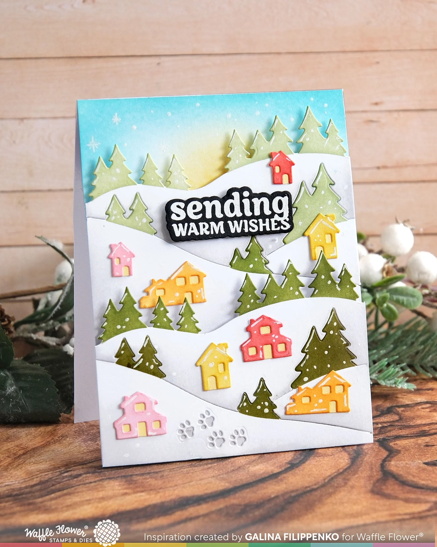 Waffle Flower - Snowy Hills Die