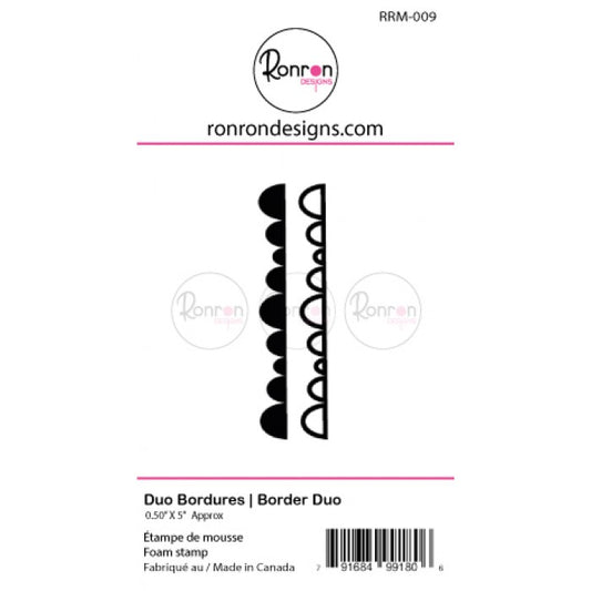 RonRon Designs - Foam Stamp - Border Duo