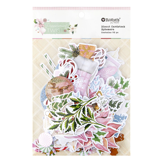 Rosie's Studio - Peppermint Twist - Diecut Ephemera