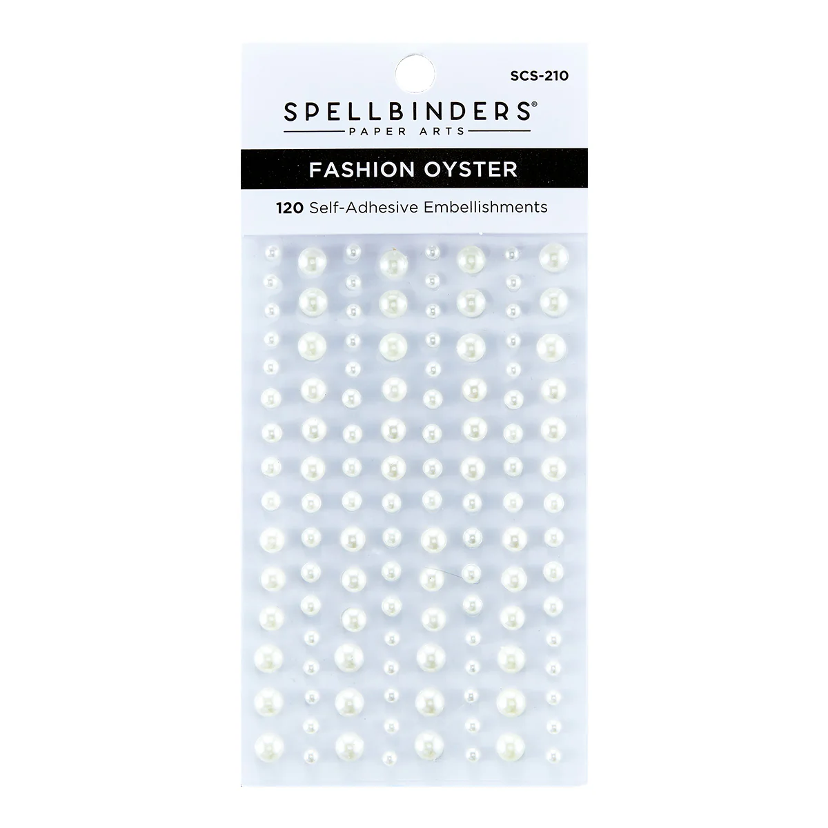 Spellbinders - Fashion Oyster Color Essential Gems - Pearl Dots