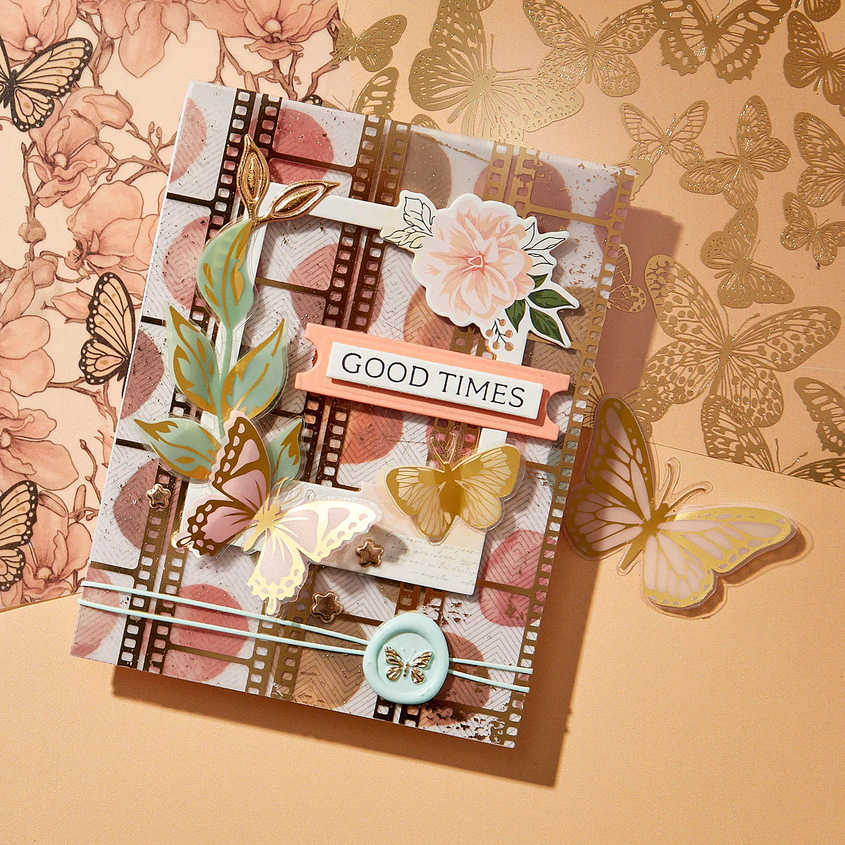 Rosie's Studio - Golden Afternoon - Butterfly Embellishments