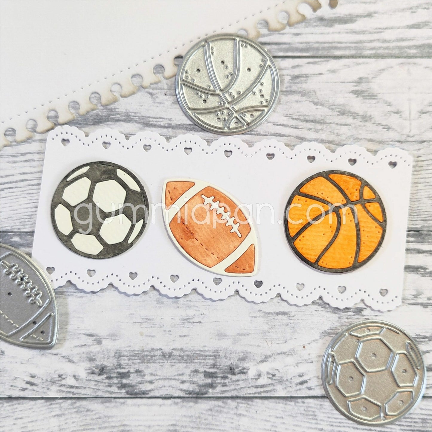 Gummiapan - Set of Balls Die Set