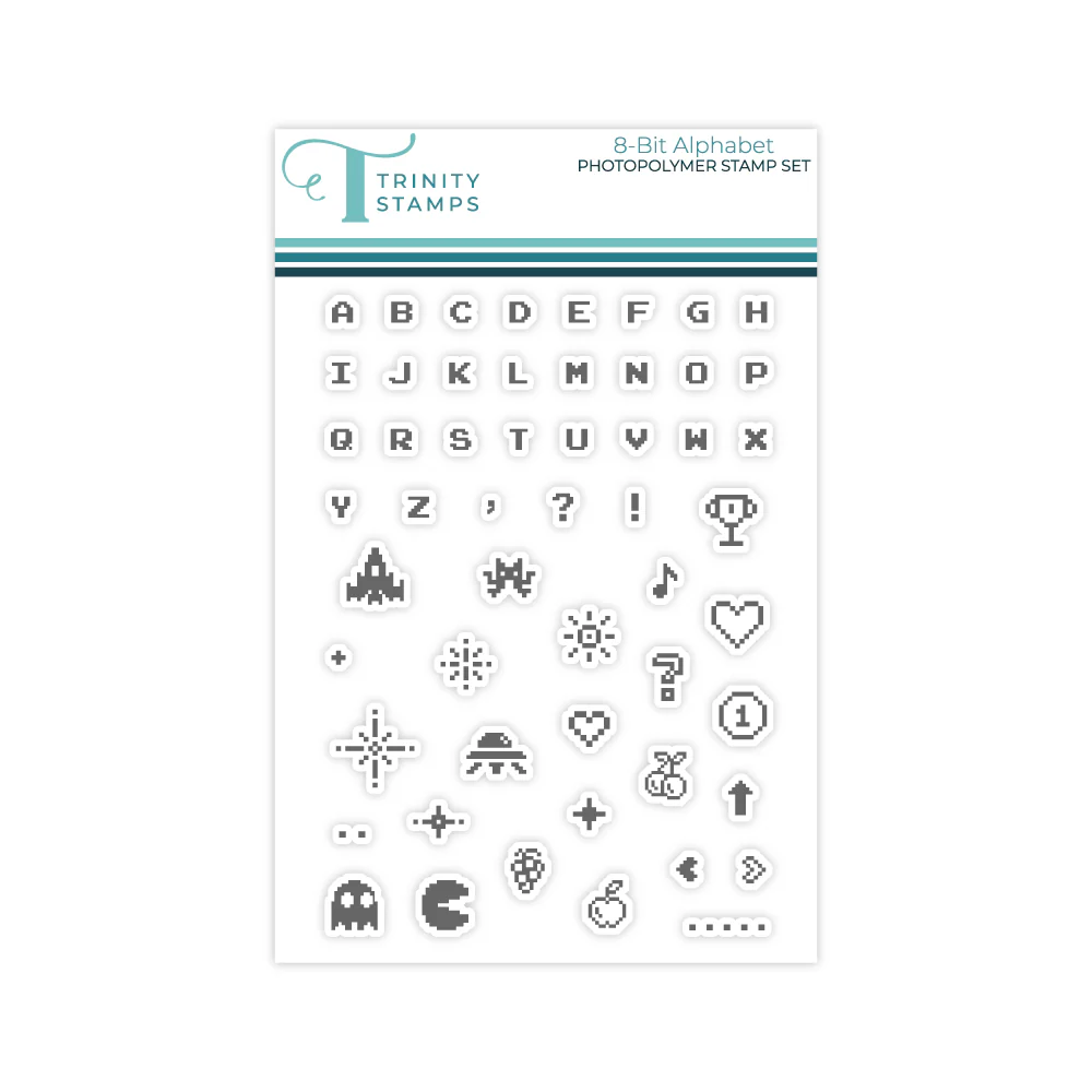 Trinity - 8-Bit Alphabet Stamp Set