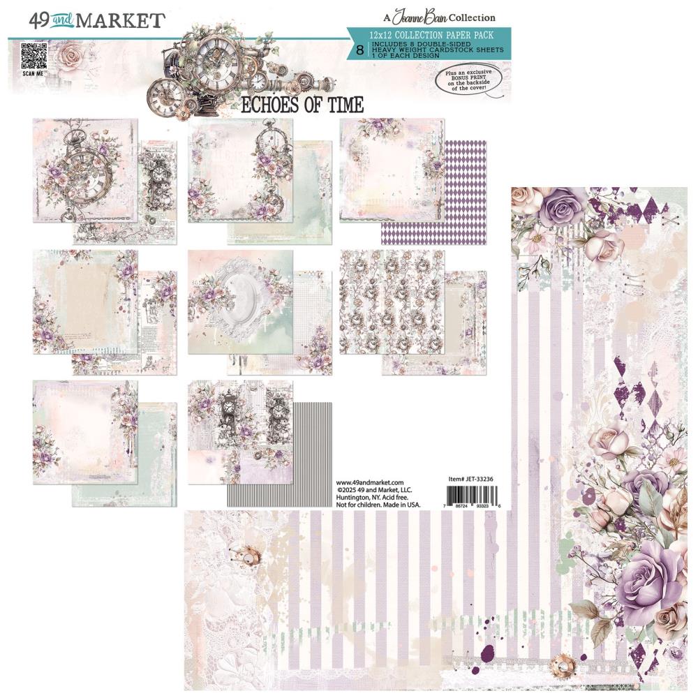 49 and Market - Echoes of Time - 12x12 Collection Paper Pack