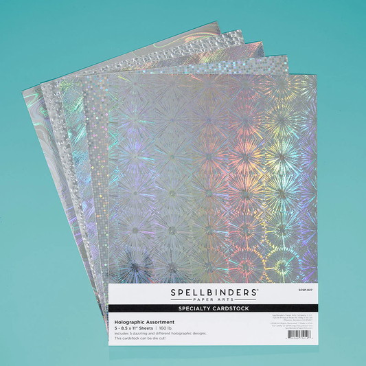 Spellbinders - Holographic Assortment Specialty Cardstock