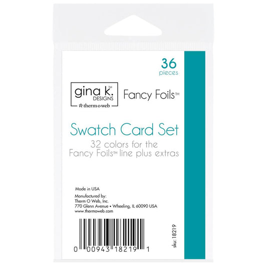 Gina K. Designs - Fancy Foil Swatch Card Set