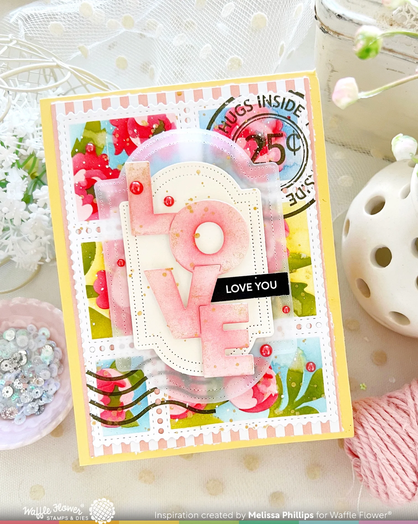 Waffle Flower - Nesting Piercing Classic Labels Die Set