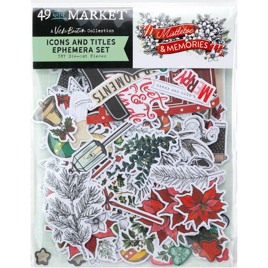 49 and Market - Mistletoe & Memories - Icons Die Cuts