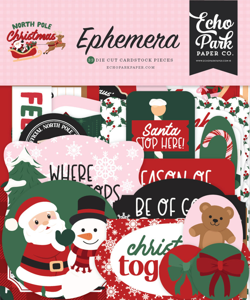 Echo Park - North Pole Christmas - Ephemera