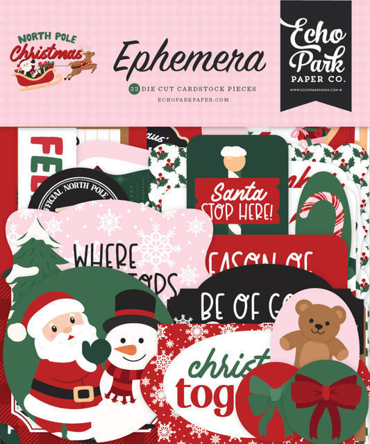 Echo Park - North Pole Christmas - Ephemera
