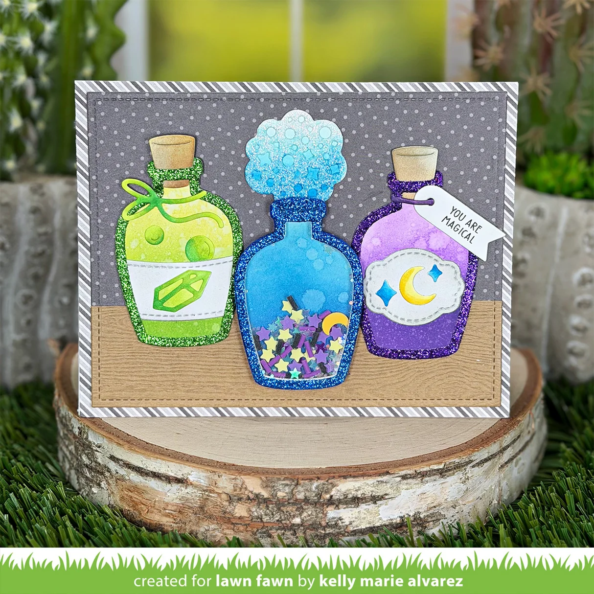 Lawn Fawn - Build-A-Potion Bottle Die Set