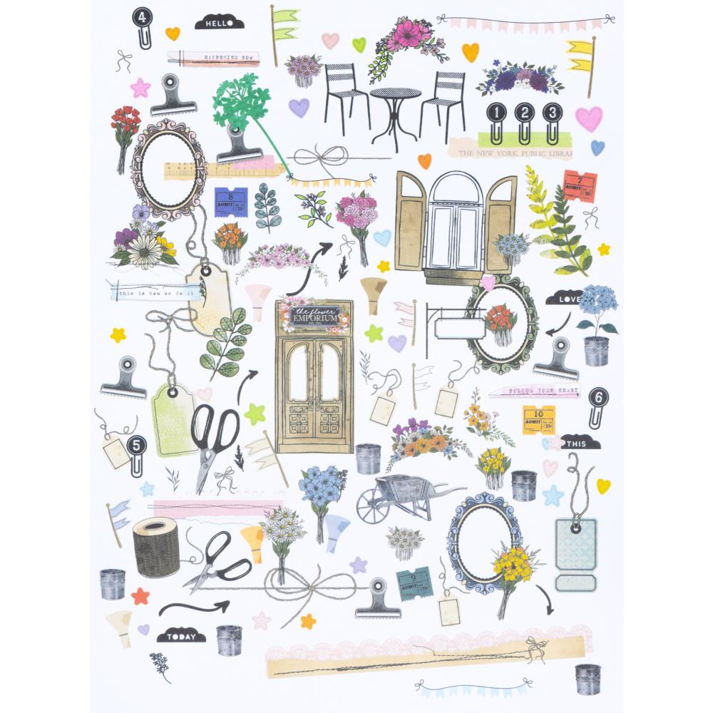 49 and Market - The Flower Emporium - Laser Cut Outs by Vicki Boutin