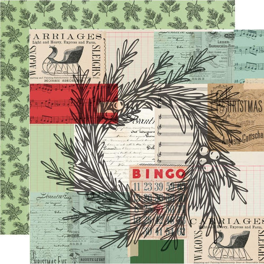 Simple Stories - All Wrapped Up - Cardstock: Very Merry