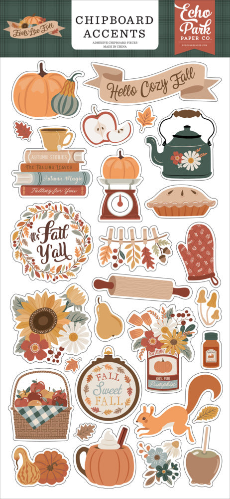 Echo Park - Feels Like Fall - Chipboard Accents
