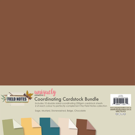Uniquely Creative - Field Notes - Coordinating Cardstock Bundle
