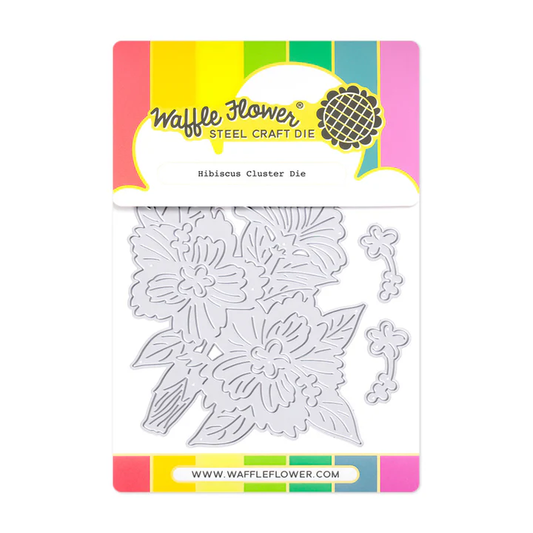 Waffle Flower - Hibiscus Cluster Die Set