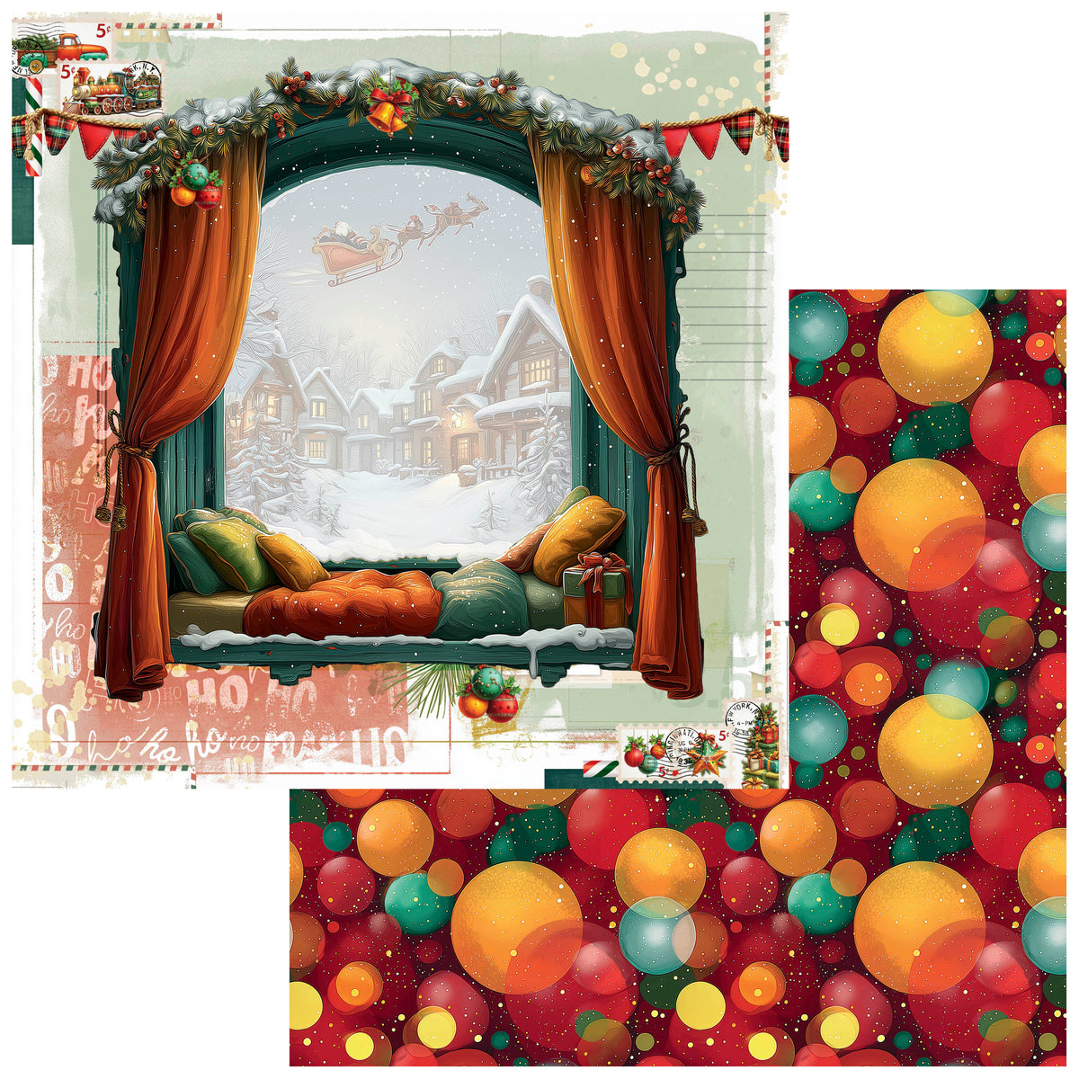 49 and Market - Jolly Jingles - Cardstock: Jingle Bells