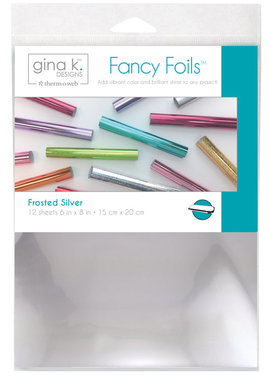 Gina K. - Fancy Foils - Frosted Silver (Matte Finish)