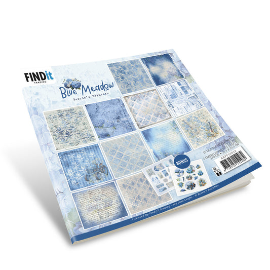 Find It Trading - Blue Meadow - 8x8 Paper Pack
