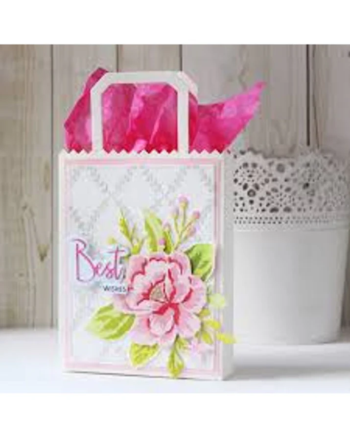 CrafTreat - Layered Peony Stencil