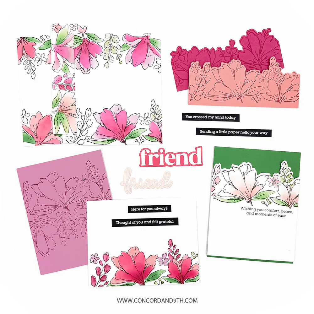Concord & 9th - Garden's Edge Stamp, Die & Stencil Bundle