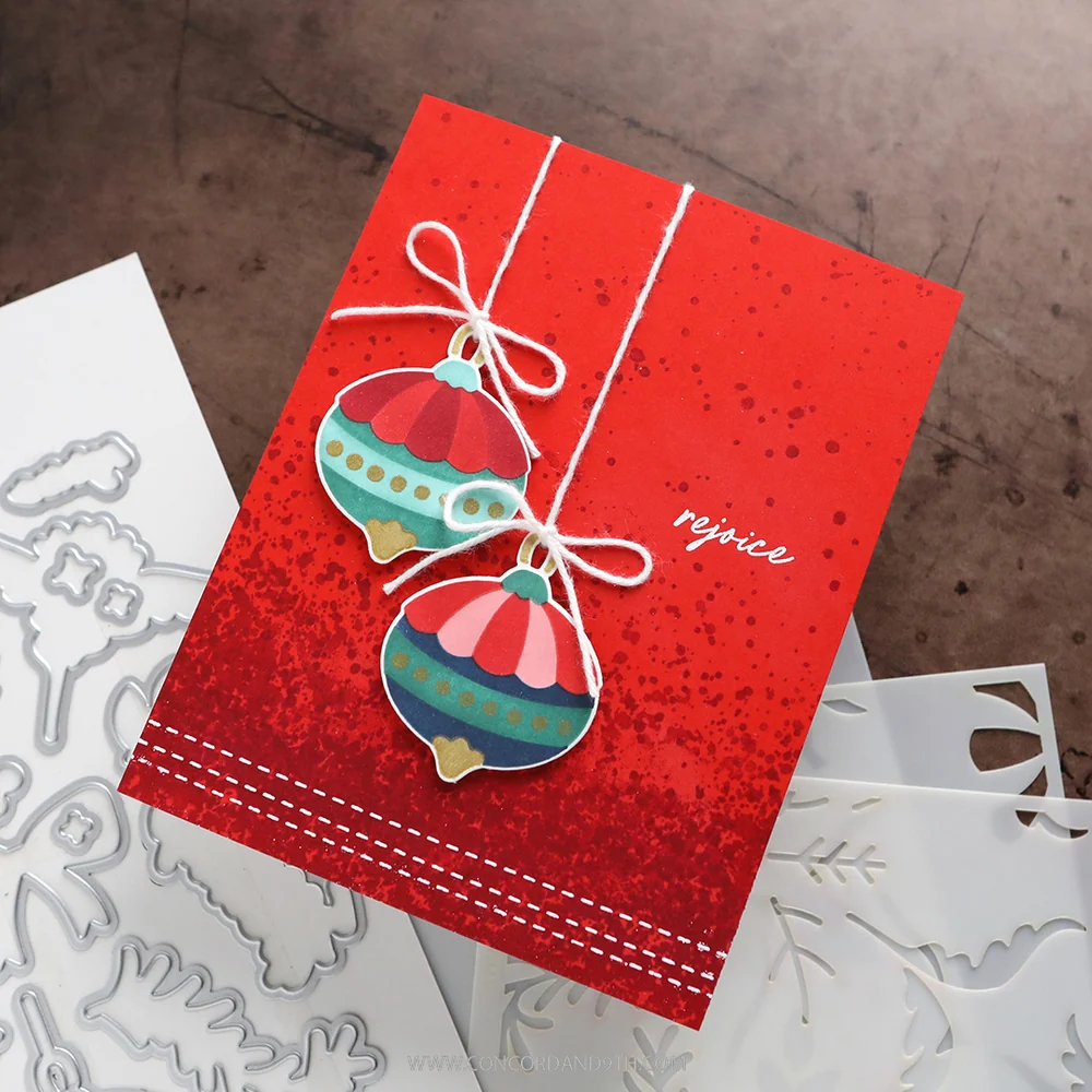 Concord & 9th - Ornamental Christmas Stencil Set by Kristina Werner