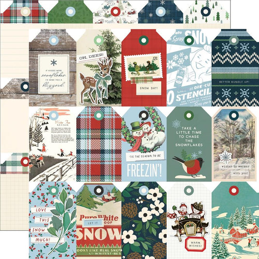 Simple Stories - Simple Vintage Flannel Season - Cardstock: Tag Elements