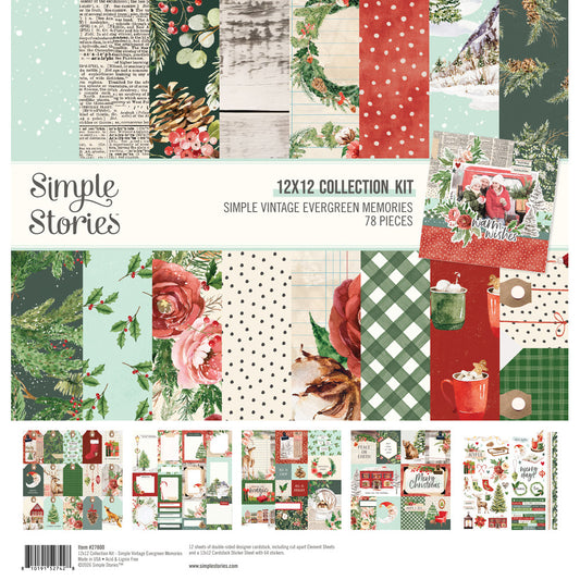 Simple Stories - Simple Vintage Evergreen Memories - Collection Kit