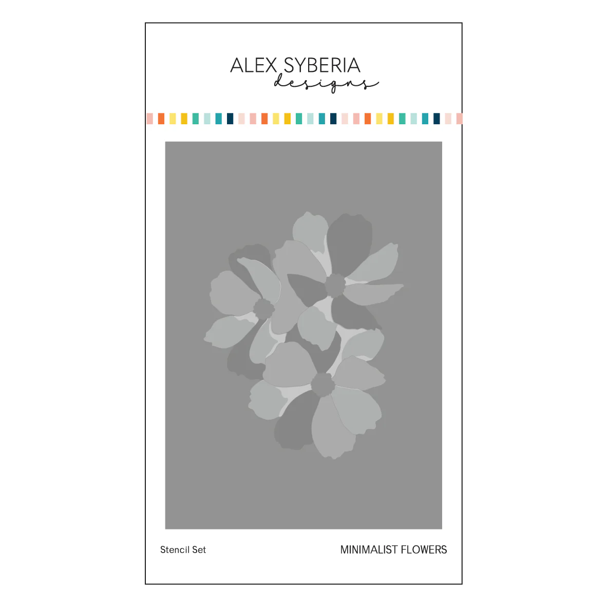 Alex Syberia - Minimalist Flowers Stencil Set