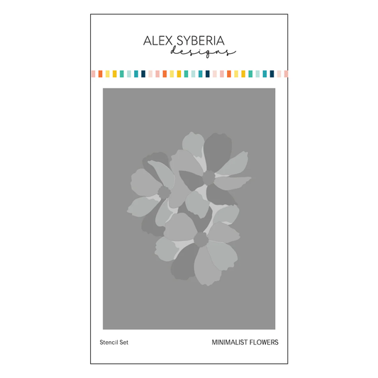 Alex Syberia - Minimalist Flowers Stencil Set