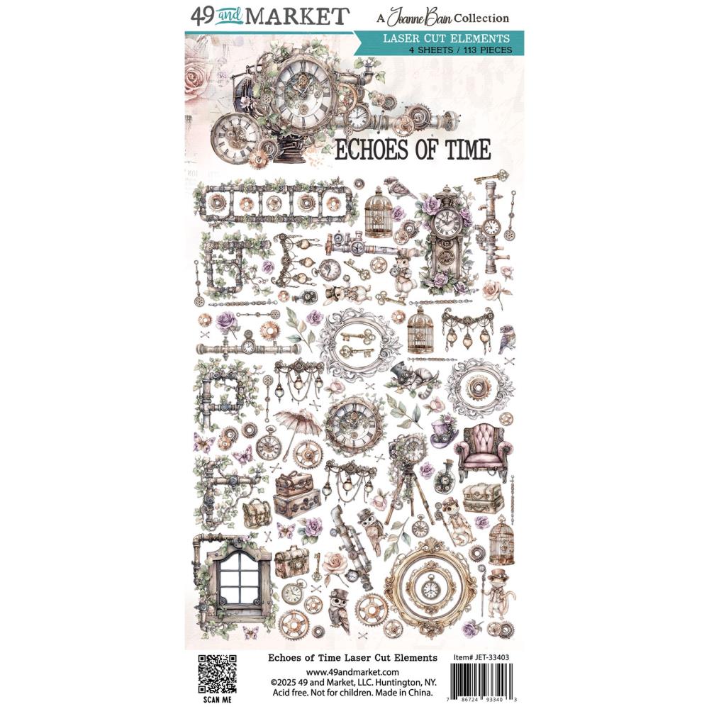 49 and Market - Echoes of Time - Laser Cuts: Elements