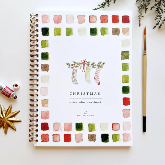 Emily Lex Studio - Watercolor Workbook - Christmas