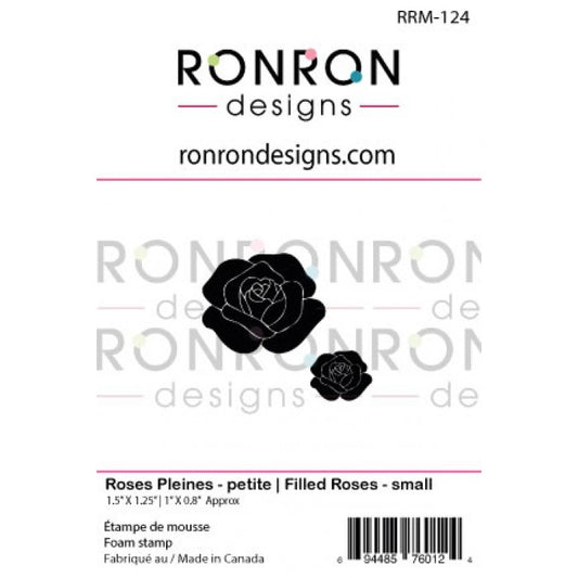 RonRon Designs - Foam Stamp - Filled Roses: Small