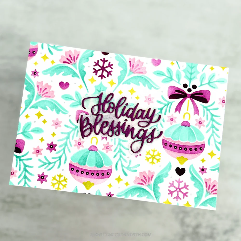 Concord & 9th - Holiday Hugs and Blessings Die Set by Kristina Werner