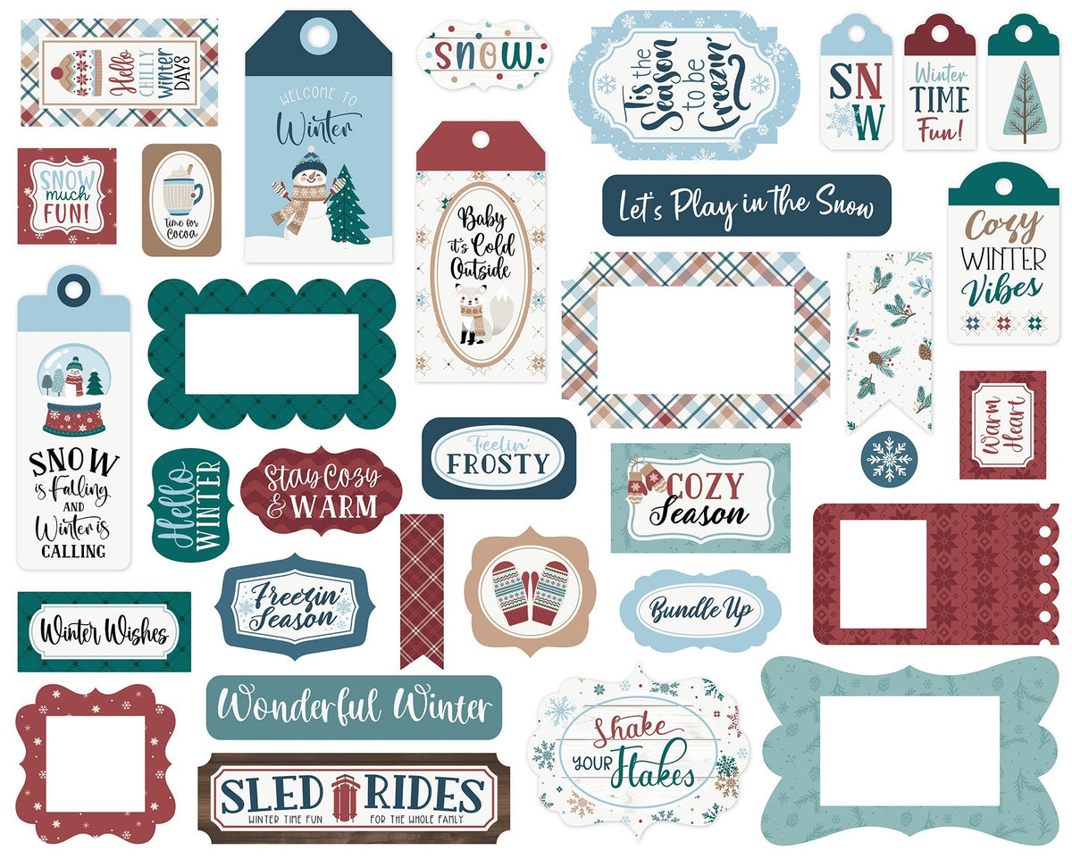 Echo Park - Wonderful Winter Days - Frames & Tags