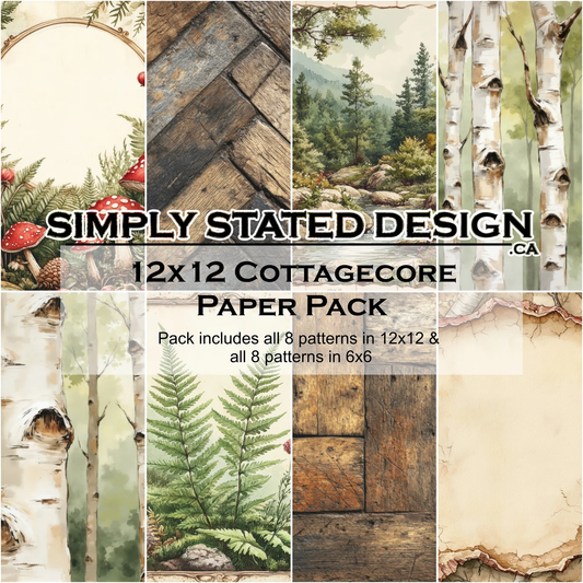 Simply Stated - Cottagecore - Paper Pack