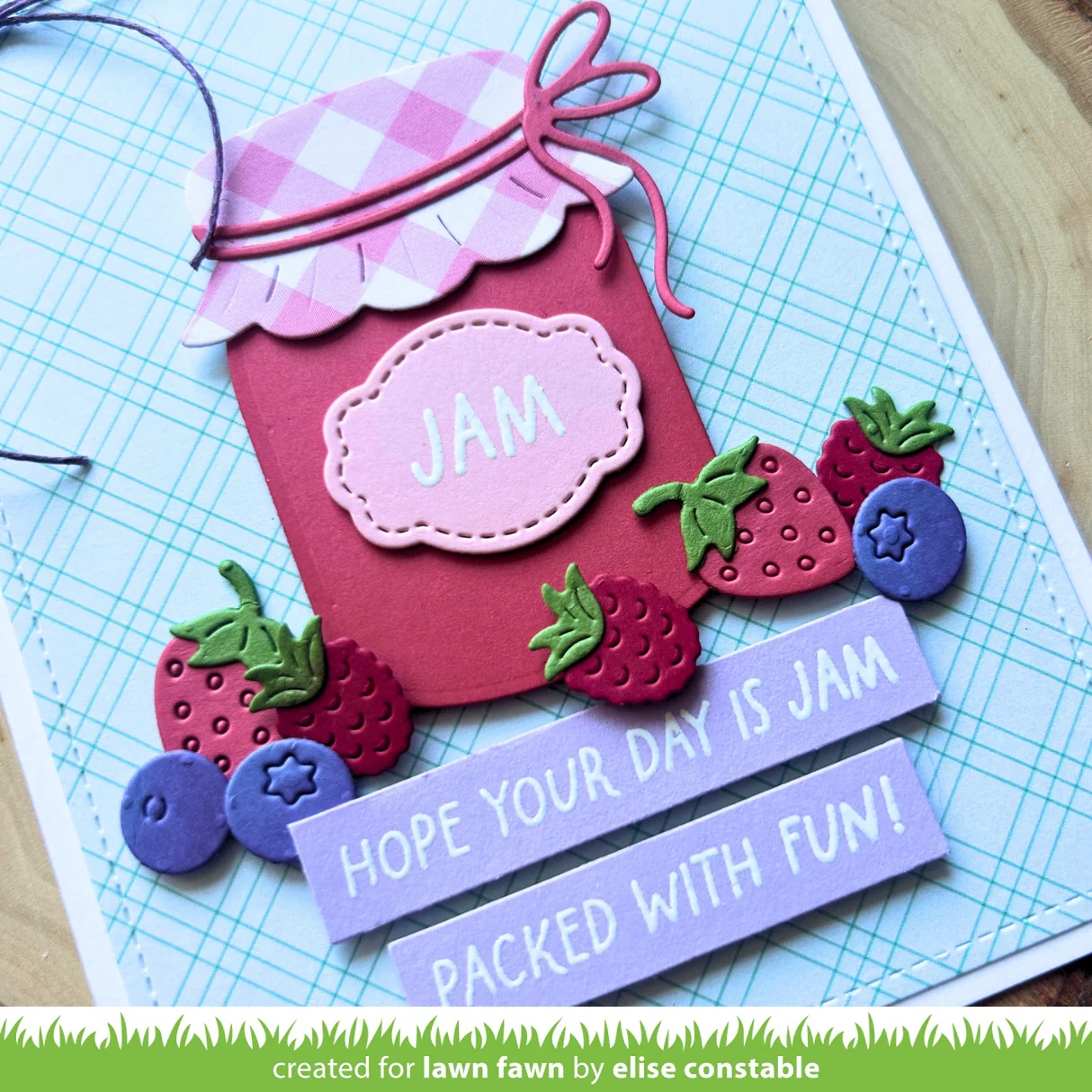 Lawn Fawn - Jam and Honey Sentiments Stamp Set