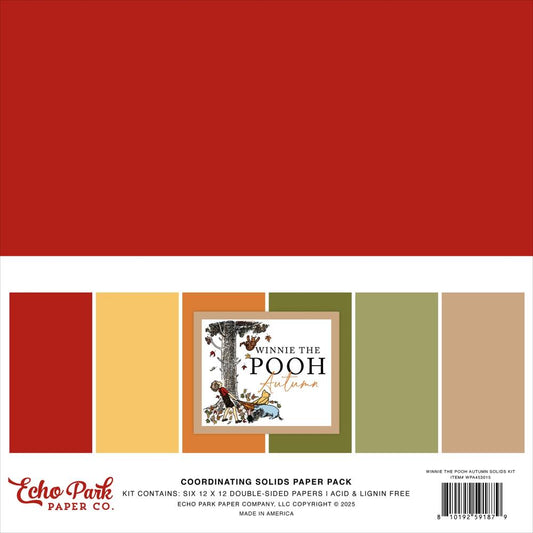 Echo Park - Winnie the Pooh Autumn - Solids Paper Pack