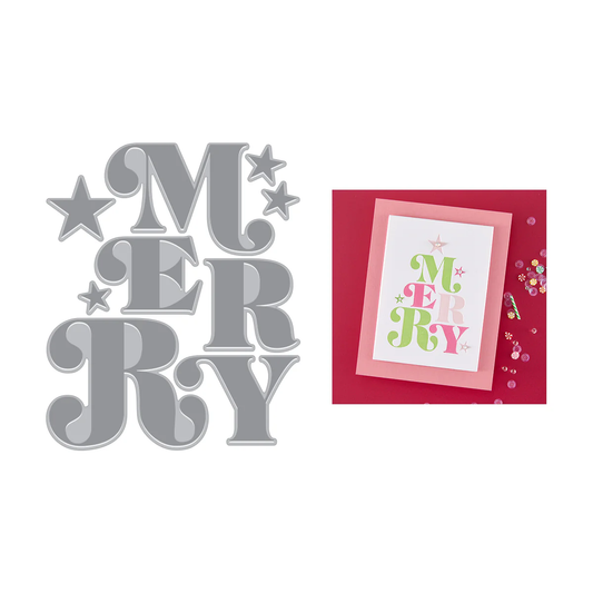 Hero Arts - BetterPress - Merry BetterPress Plates