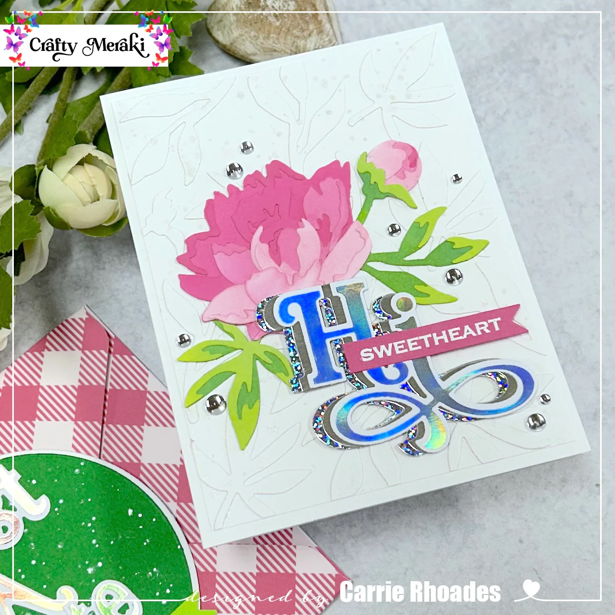 Crafty Meraki - Artisan Flora Peony Die Set