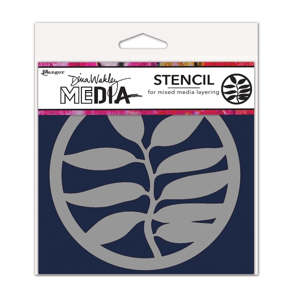 Dina Wakley - A Frond Coaster Stencil