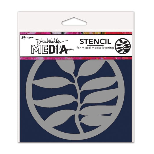 Dina Wakley - A Frond Coaster Stencil