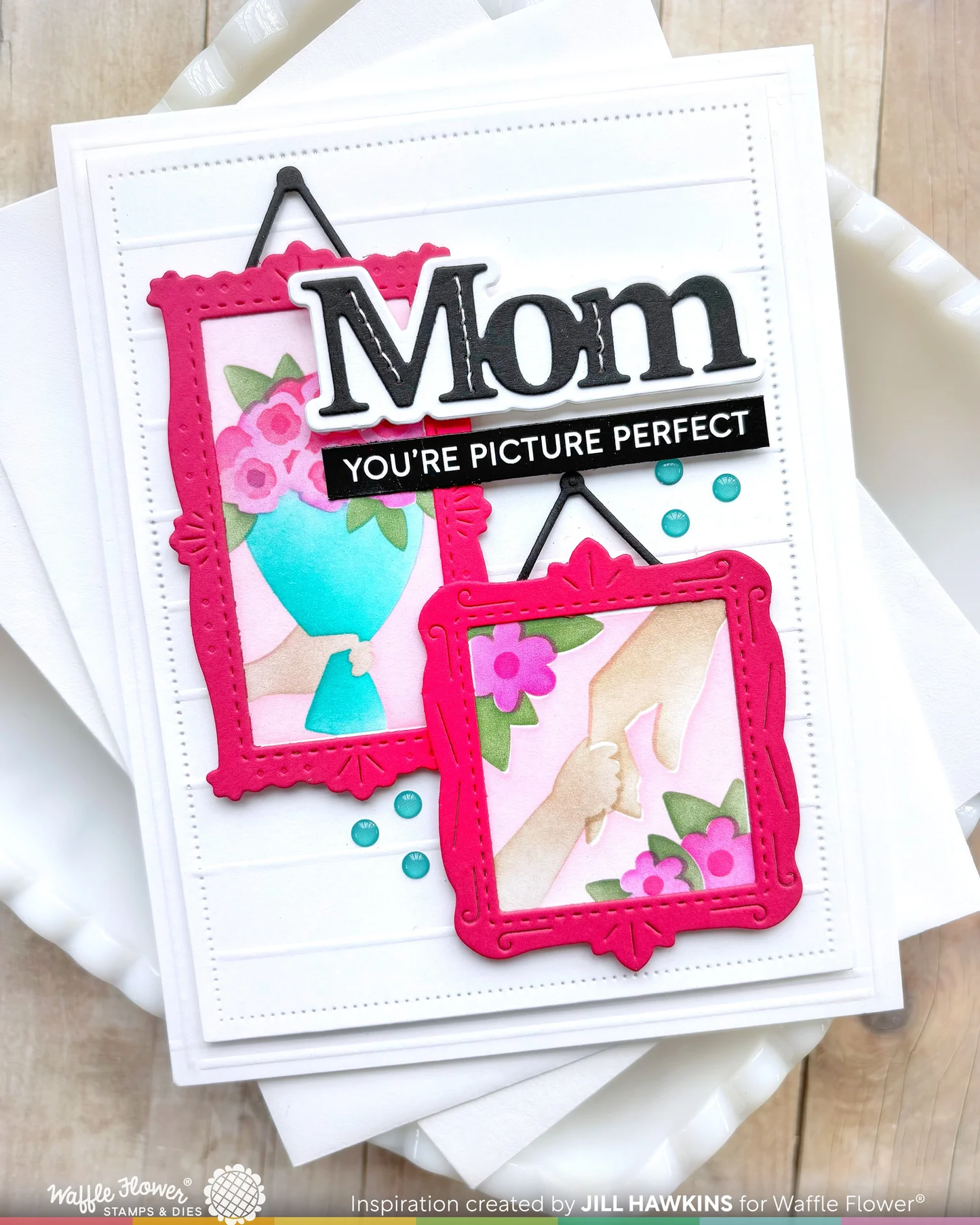 Waffle Flower - Print Mom Word Die Set
