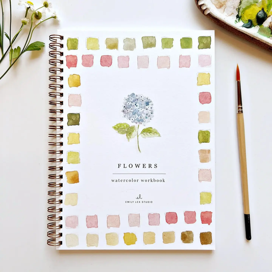 Emily Lex Studio - Watercolor Workbook - Flowers