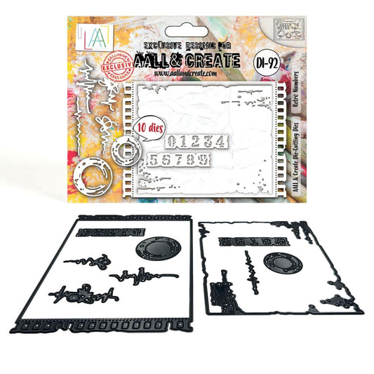 AALL & Create - Retro Numbers Die Set