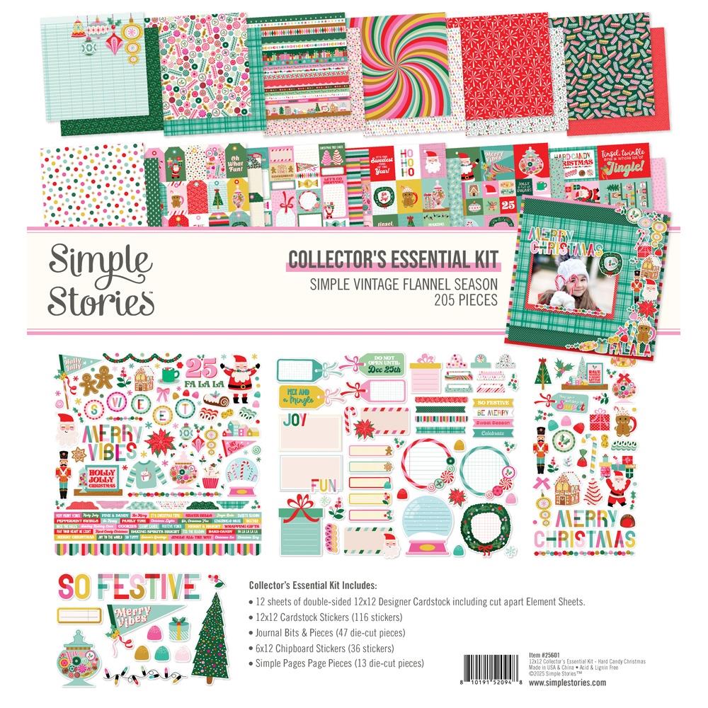 Simple Stories - Hard Candy Christmas - Collector's Essential Kit