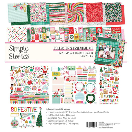 Simple Stories - Hard Candy Christmas - Collector's Essential Kit
