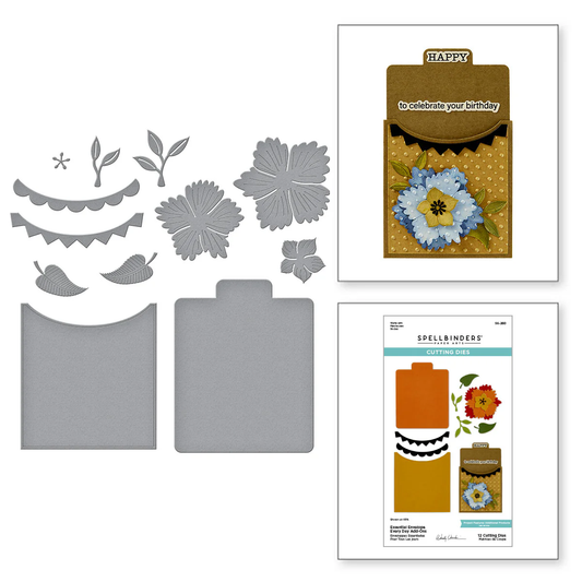 Spellbinders - Essential Envelope Every Day Add On Die Set